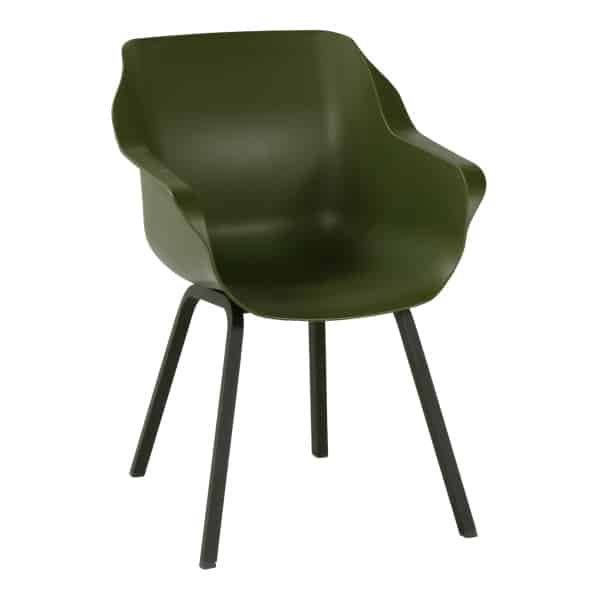 Hartman Tuinstoel 'Sophie' met armleuning, kleur Groen