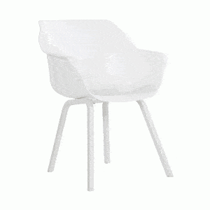 Hartman Tuinstoel 'Sophie' met armleuning, kleur Wit