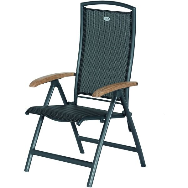 Hartman Verstelbare Tuinstoel Raffaelo - Antraciet