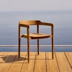 Kave Home Eetkamerstoel 'Icaro' Teakhout