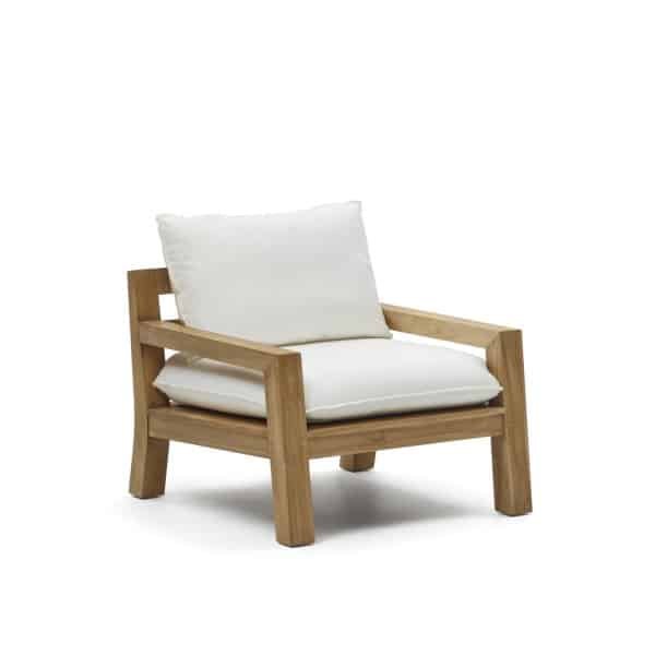 Kave Home Fauteuil 'Forcanera' Teakhout