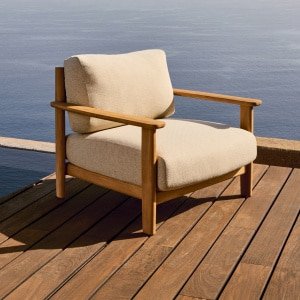Kave Home Fauteuil 'Tirant' Teakhout