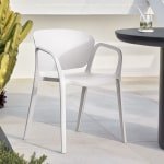 Kave Home Tuinstoel 'Ania' kleur Wit