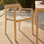 Kave Home Tuinstoel 'Victoire' Teakhout