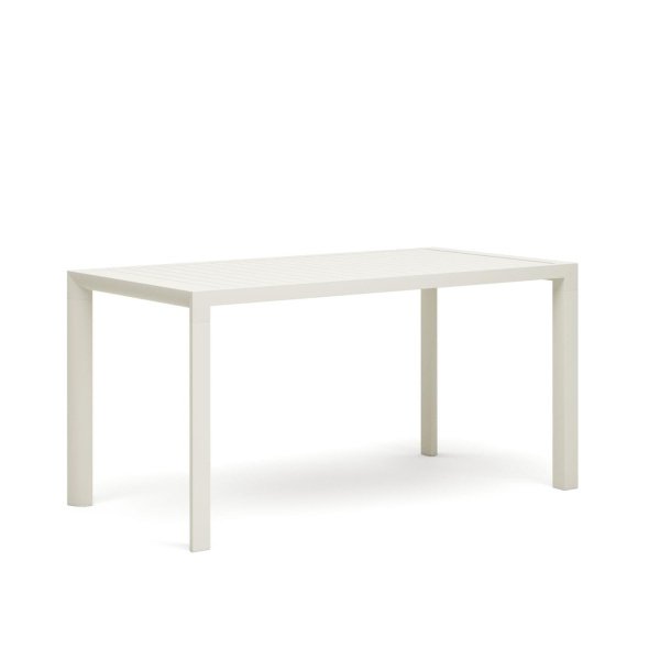 Kave Home Tuintafel 'Culip' 150 x 77cm, kleur Wit