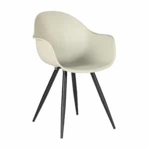 LABEL51 Eetkamerstoel 'Luca', kleur Crème