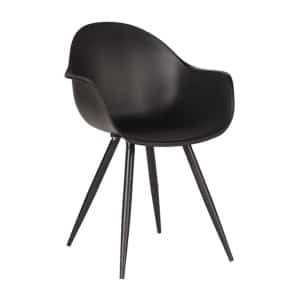 LABEL51 Eetkamerstoel 'Luca', kleur Zwart