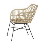 Lisomme Dax rotan tuinstoel naturel