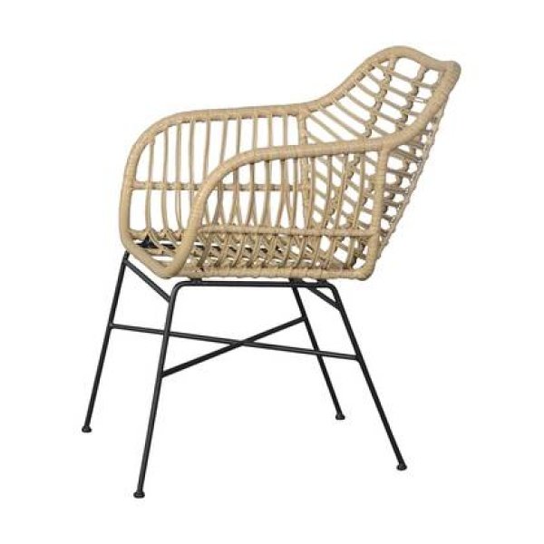 Lisomme Dax rotan tuinstoel naturel