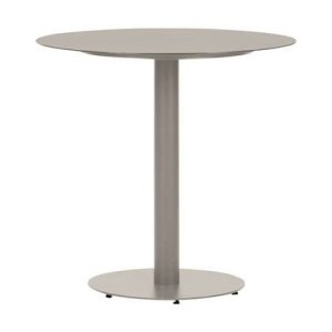 Lisomme Sieb metalen tuintafel zand - Ø70 x 72 cm