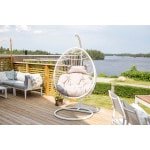 Nohr Hangstoel 'Samantah' Wicker, kleur Wit