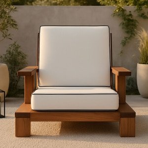 Nohr Loungestoel 'Jesslyn' Acaciahout