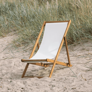 Nohr Loungestoel 'Trevis' Acaciahout, kleur Beige