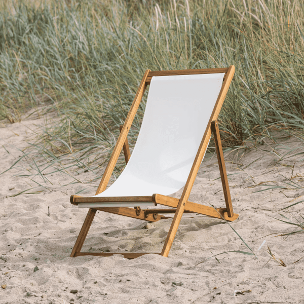 Nohr Loungestoel 'Trevis' Acaciahout, kleur Beige