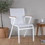 Nohr Tuinstoel 'Constantina' kleur Wit