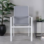 Nohr Tuinstoel 'Marnell' kleur Grijs