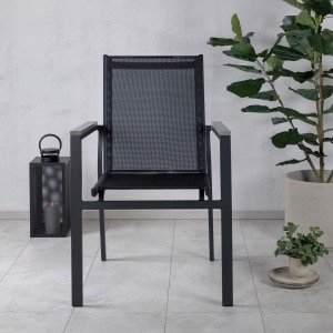 Nohr Tuinstoel 'Marnell' kleur Zwart