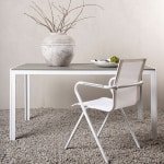 Nohr Tuintafel 'Erikka' 150 x 90cm, kleur Grijs