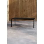 Nohr Tuintafel 'Lateasha' 200 x 90cm, kleur Zwart