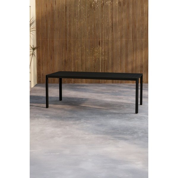 Nohr Tuintafel 'Lateasha' 200 x 90cm, kleur Zwart