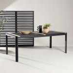 Nohr Tuintafel 'Lynnetta' 200 x 100cm, kleur Zwart