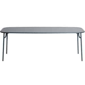 Petite Friture Week-end tuintafel 220x85 Grey Blue