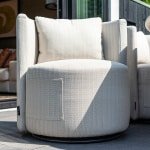 Richmond Outdoor Draaibare Eetkamerstoel 'Marlin' kleur Beige