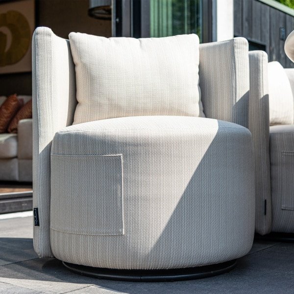 Richmond Outdoor Draaibare Eetkamerstoel 'Marlin' kleur Beige