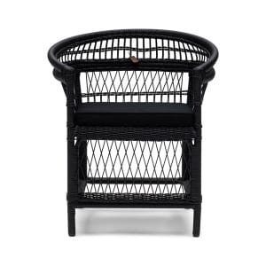 Rivièra Maison Outdoor Loungestoel 'Victoria Falls' Wicker, kleur Zwart