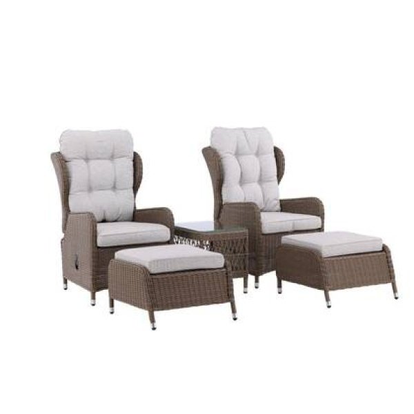 Svea - Omar vouwbaar loungeset - naturel