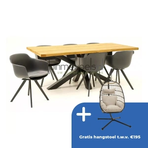 Tuinset Solid met Spectral 200cm tafel