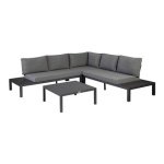 WOOOD La Vida Loungeset - Aluminium/Antraciet