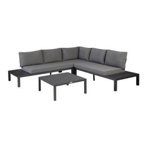 WOOOD La Vida Loungeset - Aluminium/Antraciet