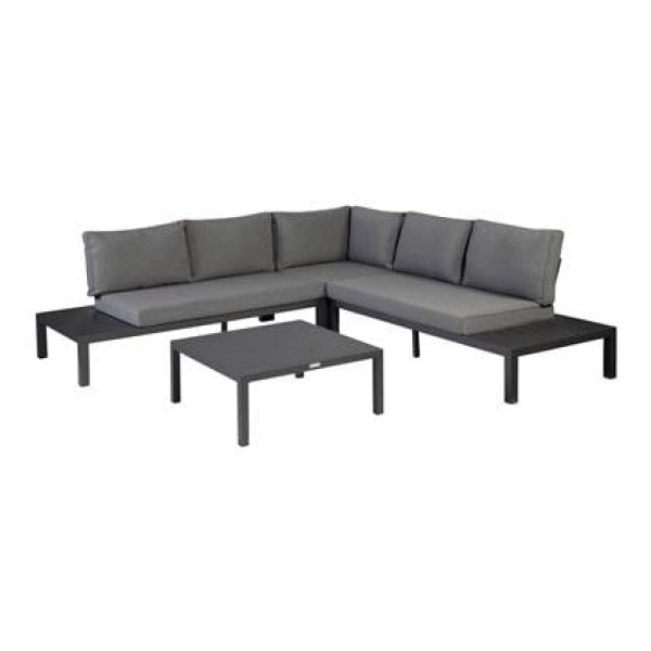 WOOOD La Vida Loungeset - Aluminium/Antraciet