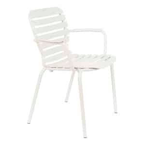 Zuiver Tuinstoel 'Vondel' Met armleuning, Aluminium, kleur Clay