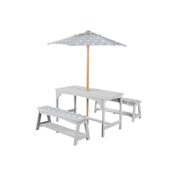 roba Kinder tuinset met parasol (Grijs)