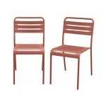 sweeek - Tuinstoelen metaal (set van 2)