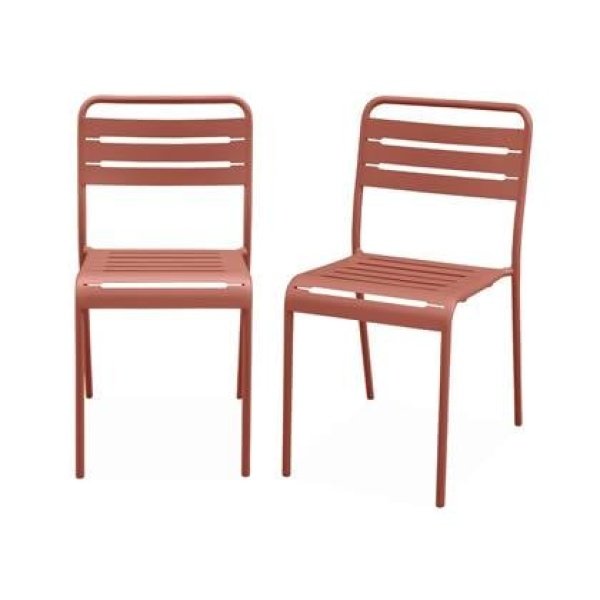 sweeek - Tuinstoelen metaal (set van 2)