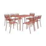 sweeek - Tuintafel met 8 stoelen metaal