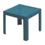 Grosfillex Miami bijzet tuintafel 40x40cm blauw