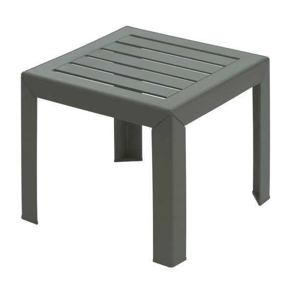 Grosfillex Miami bijzet tuintafel 40x40cm groen