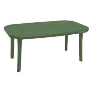 Grosfillex miami tafel 165x100cm groen