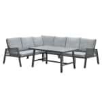 Loungeset Garden Impressions Andrea 4-delig grijs - Showmodel Hoofddorp & Wommelgem- - Aluminium- Garden Impressions