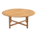 Tafel teak ø180x75cm