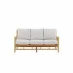 Venture Home Cane 3-zitsbank 77 x 88 x 180 - Natuur