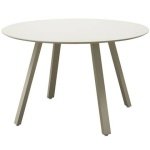 WOOOD Auke Buitentafel - Aluminium - Mist|Grijs - 75X120