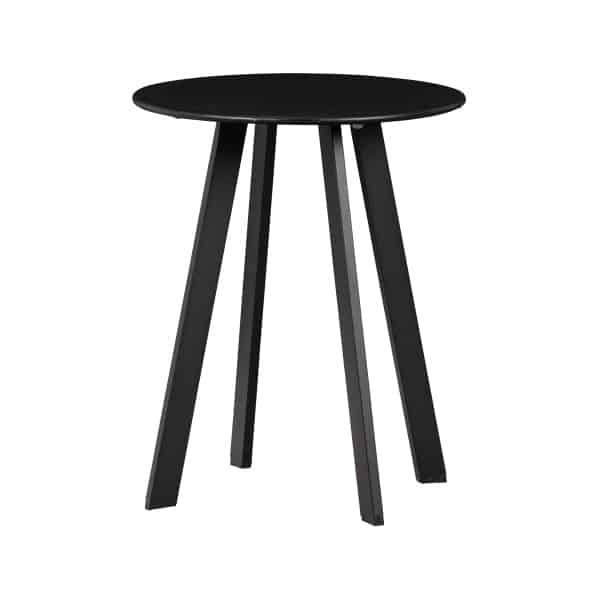 WOOOD Outdoor Bijzettafel Fer Ø40cm - Zwart - Rond