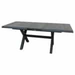 Blue Valley uitschuifbare dining tafel midnight grey L 163 - 203 x D 93 x H 76.5 cm Oosterik Home - Oosterik home