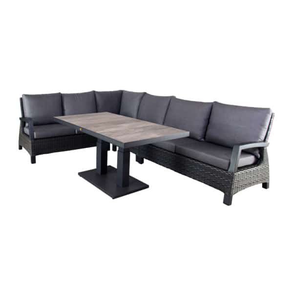 Dining hoekset West Haven Midnight Grey 85 x 140 cm Oosterik Home - Oosterik home