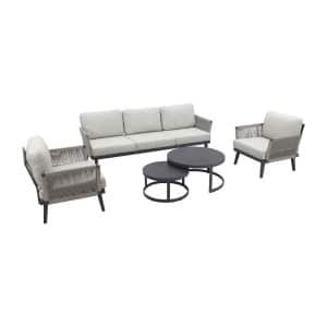 Elion loungeset met Soman koffietafel set.